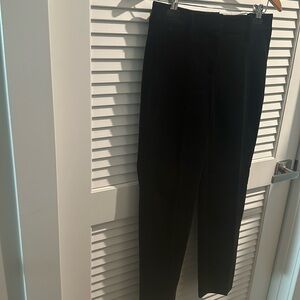 🌼🌼NWT Loft The Riviera Slim Velvet Black Pants with 4 pockets & Snap. Size 0